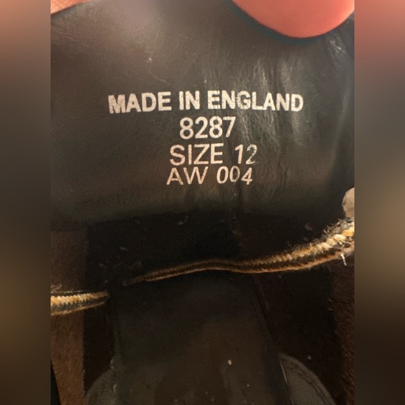 Vtg Dr. Martens 8287 Doc Chunky Grizzly Leather Combat Men’s Boots UK 12 US 13 - Picture 10 of 11